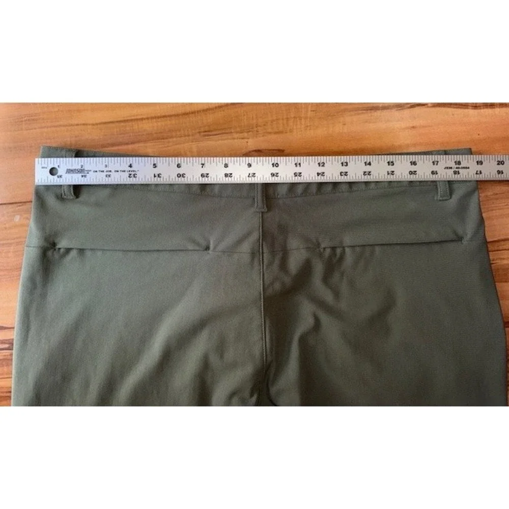 NWOT SKYR Performance Pant Tricot Slim Fit Dynasty Stretch Mens‎ 36x32 Green